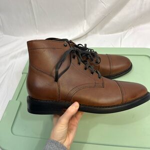 Thursday Boot Company Captain Lace Up Leather Boots Mens Size 12 Wide